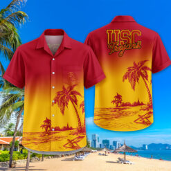 USC Trojans | Tropical Pocket Hawaiian Shirt FT18526