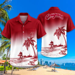 Washington State Cougars | Tropical Pocket Hawaiian Shirt FT18526