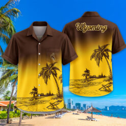 Wyoming Cowboys | Tropical Pocket Hawaiian Shirt FT18526