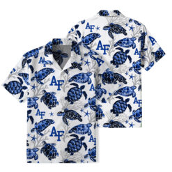 Air Force Falcons - Summer Hawaiian Shirt Featuring Sea Turtles