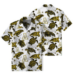 Appalachian State Mountaineers - Summer Hawaiian Shirt Featuring Sea Turtles