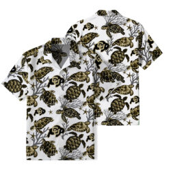 Colorado Buffaloes - Summer Hawaiian Shirt Featuring Sea Turtles