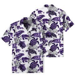 Kansas State Wildcats - Summer Hawaiian Shirt Featuring Sea Turtles