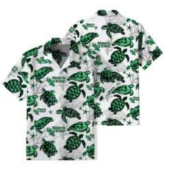North Texas - Summer Hawaiian Shirt Featuring Sea Turtles