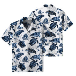 Old Dominion Monarchs - Summer Hawaiian Shirt Featuring Sea Turtles