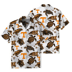 Tennessee Volunteers - Summer Hawaiian Shirt Featuring Sea Turtles