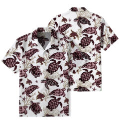 Texas State Bobcats - Summer Hawaiian Shirt Featuring Sea Turtles