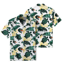 UAB Blazers - Summer Hawaiian Shirt Featuring Sea Turtles