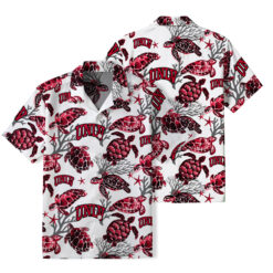UNLV Rebels - Summer Hawaiian Shirt Featuring Sea Turtles