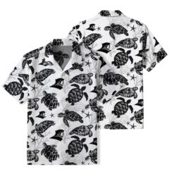 Providence Friars - Summer Hawaiian Shirt Featuring Sea Turtles