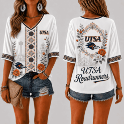 UTSA Roadrunners Women’s Floral V-Neck Shirt