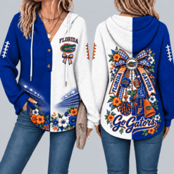 Florida Gators Waffle Knit Football Fan Hoodie