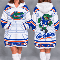 Florida Gators Fan Women’s Oversized Sherpa Blanket Hoodie