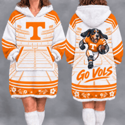 Tennessee Volunteers Fan Women’s Oversized Sherpa Blanket Hoodie
