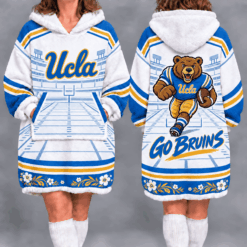 UCLA Bruins Fan Women’s Oversized Sherpa Blanket Hoodie