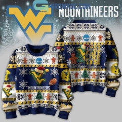 West Virginia Mountaineers - They Not Like Us Ugly Christmas Sweater FT21926