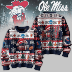 Ole Miss Rebels - They Not Like Us Ugly Christmas Sweater FT21926