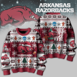 Arkansas Razorbacks - They Not Like Us Ugly Christmas Sweater FT21926